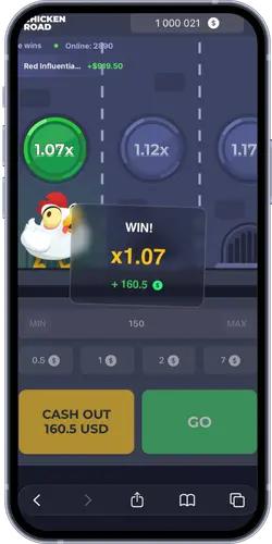 Vittoria x1.07 con bottone CASH OUT 160,5 USD