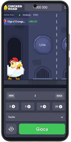 Chicken Road Android la partita e iniziata